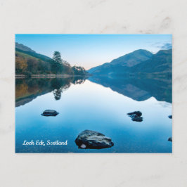 Loch Eck in Blue, Scotlandポストカード ポストカード