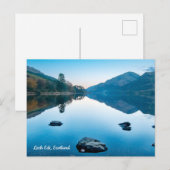 Loch Eck in Blue, Scotlandポストカード ポストカード (正面/裏面)