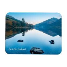 Loch Eck in Blue, Scotland Magnet