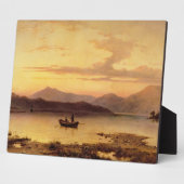 Loch Etive, from Bonawe -夕べ, 1875 (caの油) フォトプラーク (側面)