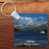 Loch Fyne、Inveraray、Scotland Keyring キーホルダー (正面)
