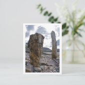 Loch Kishornポストカードによる風化されたネットポスト ポストカード (スタンド正面)