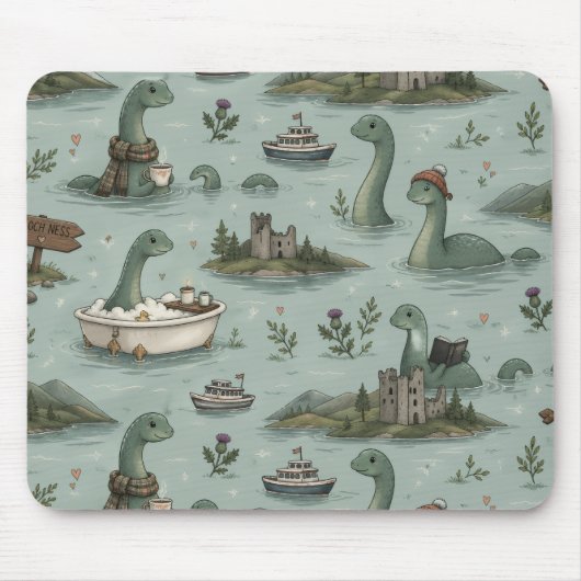 Loch Ness Monster  マウスパッド (正面)