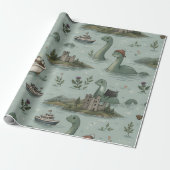 Loch Ness Monster  ラッピングペーパー (アンロールド)