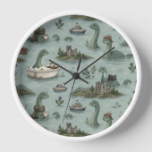 Loch Ness Monster  壁時計 (正面)
