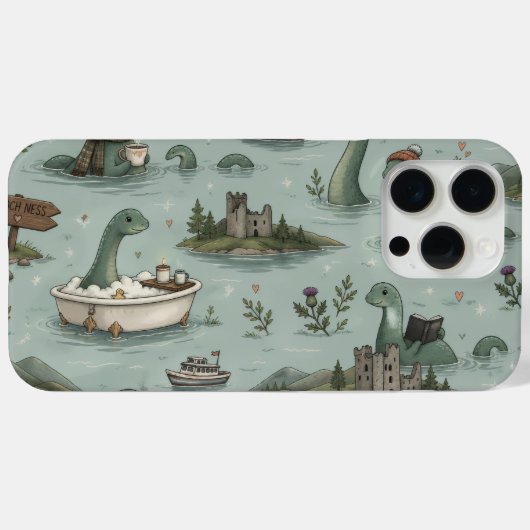 Loch Ness Monster  Case-Mate iPhoneケース (裏面 (横))