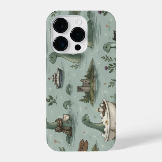 Loch Ness Monster  iPhoneケース (裏面)