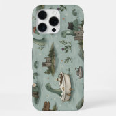 Loch Ness Monster  iPhoneケース (裏面)