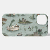 Loch Ness Monster  iPhoneケース (裏面横)
