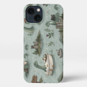 Loch Ness Monster  iPhoneケース (裏面)