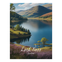 Loch Ness Scotland Travel Poster ポスター