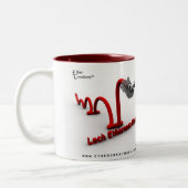 LochEthernessMonsterMug ツートーンマグカップ (左)