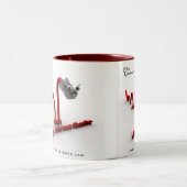LochEthernessMonsterMug ツートーンマグカップ (中央)