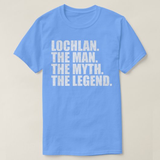 LochlanLochlan名Lochlan与え名 Tシャツ (デザイン正面)