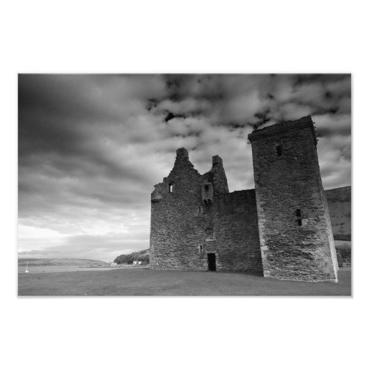 Lochranza Castle, Isle of Arran，写真プリント フォトプリント (正面)