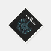 Lock Picker Locksmithing Locksport Gift The Master スタンダードカクテルナプキン (角)