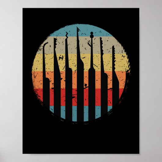 Lock Picking Retro Lock ポスター (正面)