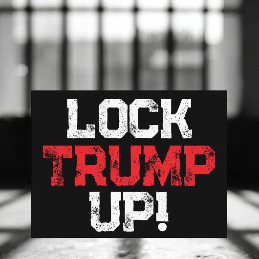 Lock Trump Up Political ポストカード