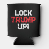Lock Trump Up Political 缶クーラー (正面)