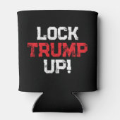 Lock Trump Up Political 缶クーラー (裏面)