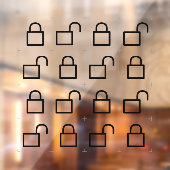 Lock/Unlock ウィンドウサイン (シート2)