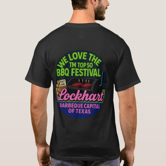 Lockhart BBQ Festival Tシャツ (裏面)