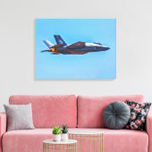 Lockheed Martin F-35A稲妻IIキャンバス印刷 キャンバスプリント (インサイチュ (リビング))