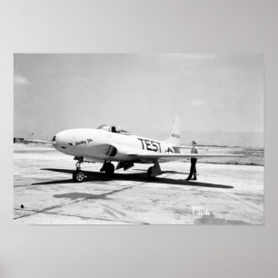 Lockheed P-80A Airplane ポスター