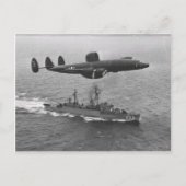 Lockheed WV-2 Super Constellation ポストカード (正面)