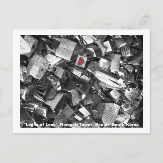 Locks of Love/ソウルタワー（韓国） ポストカード (正面)