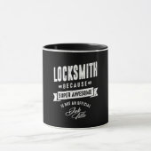 Locksmith作業職種ギフト マグカップ (中央)