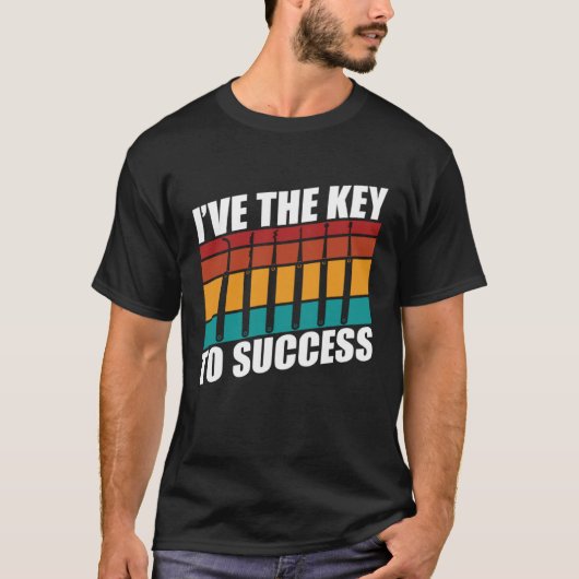 Locksmith key to success lock picking idea tシャツ (正面)