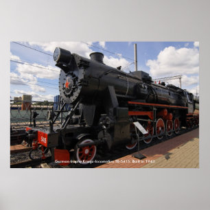 Locomotive, German trophy Kriegs-locomotive TE-... ポスター