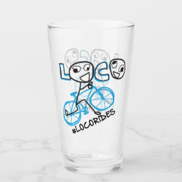 LOCORides印刷ガラス タンブラーグラス