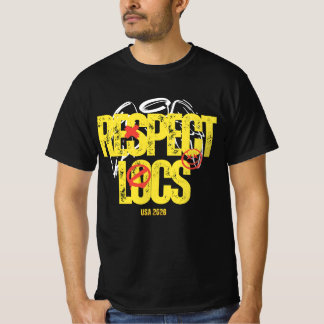 「Locsを敬う」メンズドレッドロックグラフィックTシャツ Tシャツ