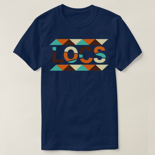 Locsレトロヴィンテージ Tシャツ (デザイン正面)