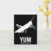 Locust John The Baptist Funny Christian New Testam カード (黄色い花)