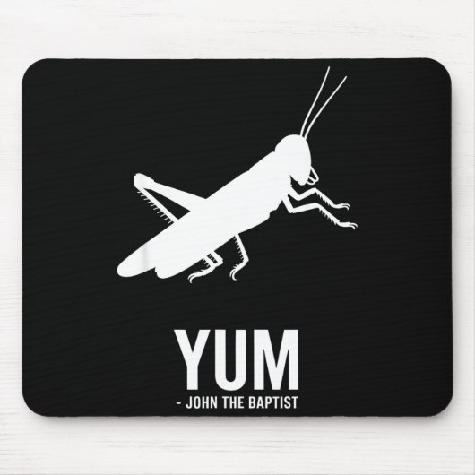 Locust John The Baptist Funny Christian New Testam マウスパッド (正面)