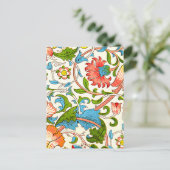 Lodden、カラフルヴィンテージパターン ポストカード (スタンド正面)