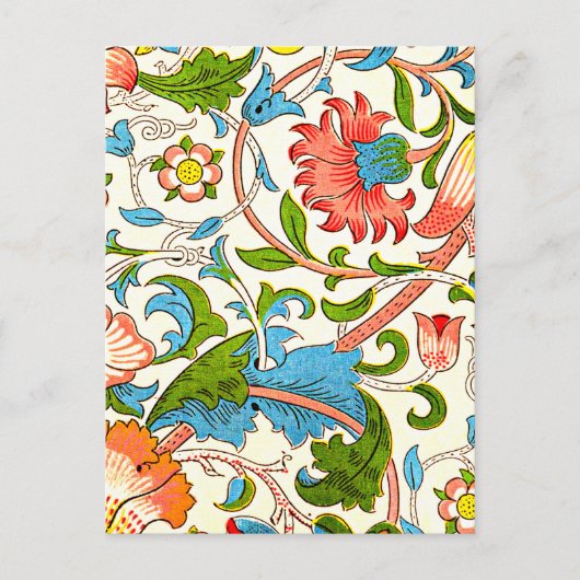 Lodden、カラフルヴィンテージパターン ポストカード (正面)