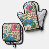 Lodden, William Morris 鍋つかみ&鍋敷きセット (正面/裏面)