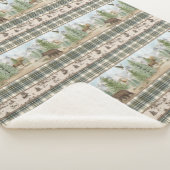 Lodge Bear Plaid シェルパブランケット (3/4)