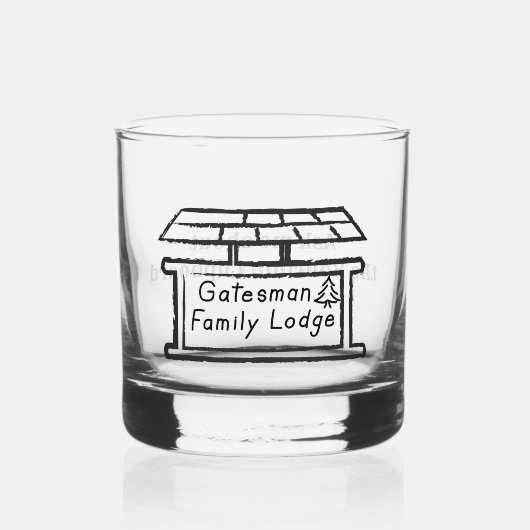 Lodge Bourbon Glass ウイスキーグラス (正面)