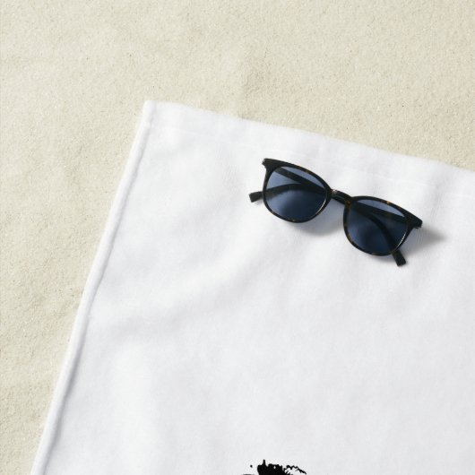 Lodge Pool, Clear Lines ビーチタオル (インサイチュ)