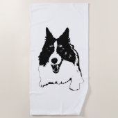 Lodge Pool, Clear Lines ビーチタオル (正面)