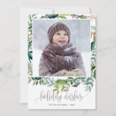 Lofage Year In Reviewのクリスマスフォト シーズンカード (正面)