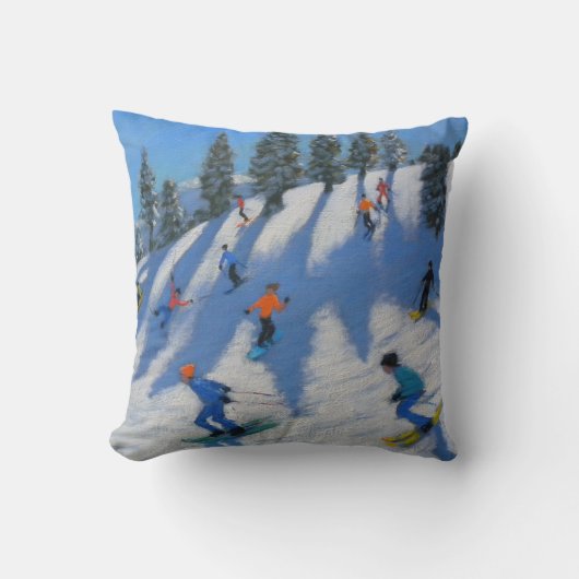 Lofer 2010年スキーヤー クッション (正面)