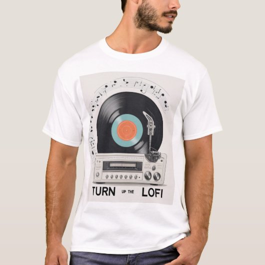 LoFiを上げる Tシャツ (正面)