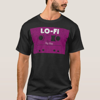 LoFiヒップホップヴィンテージテープ Tシャツ