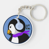LoFiペンギン キーホルダー (裏面)